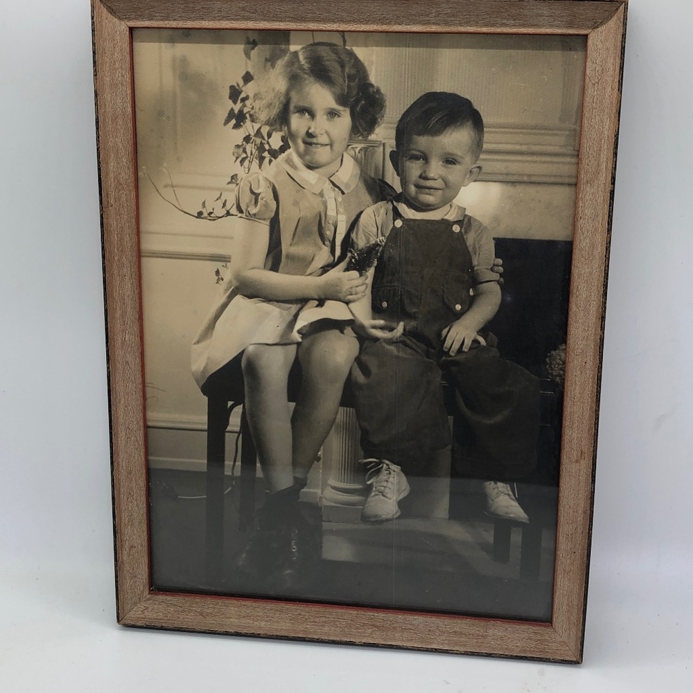 Vintage 1960?? Brother & Sister Family Photos Perfect Movie/TV Props